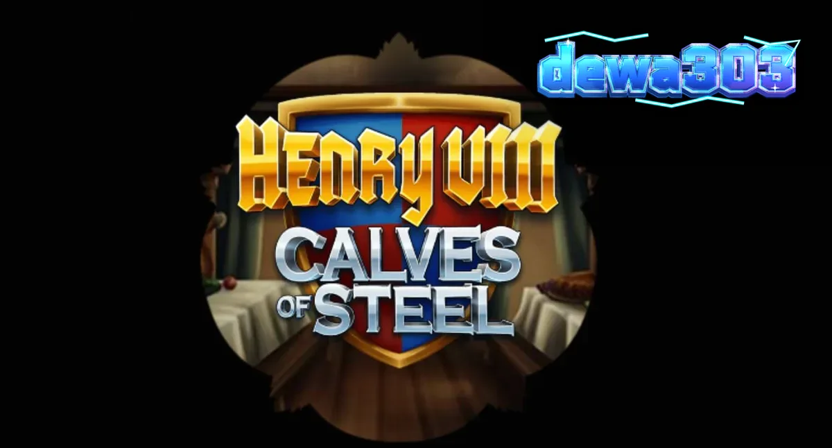 Henry 8th Calves of Steel slot game interface featuring royal gym theme
