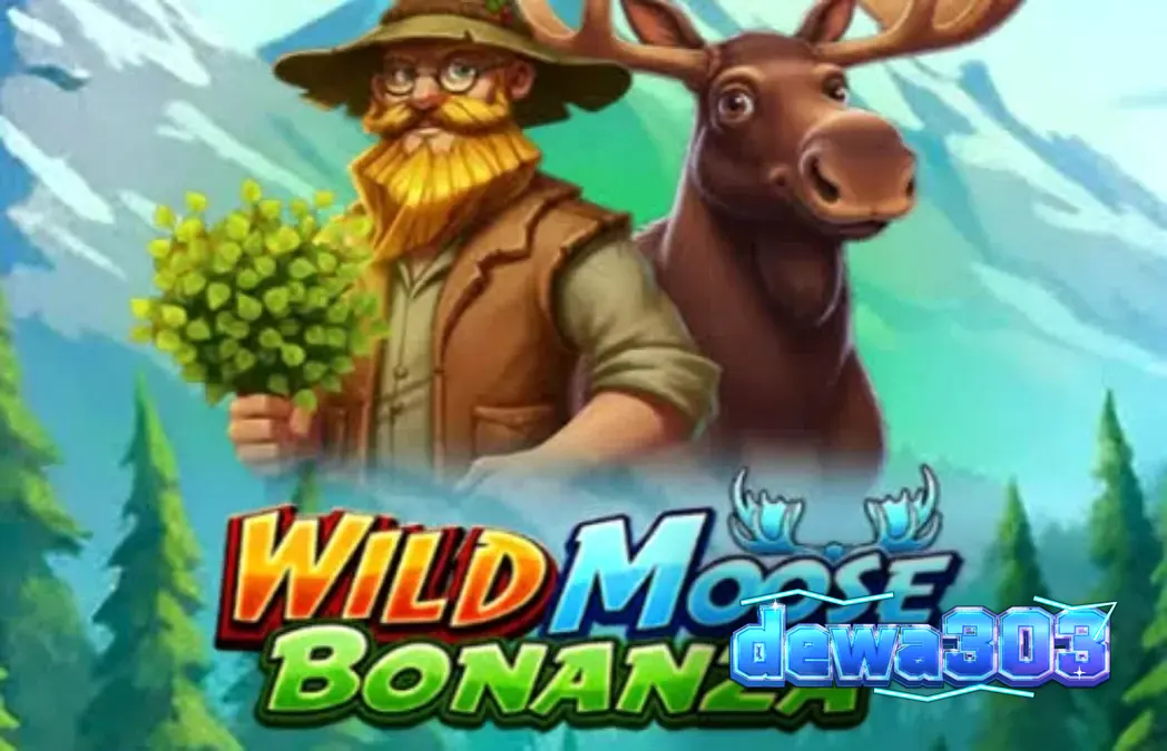 Pemandangan hutan liar yang memukau dalam permainan slot Wild Moose Bonanza