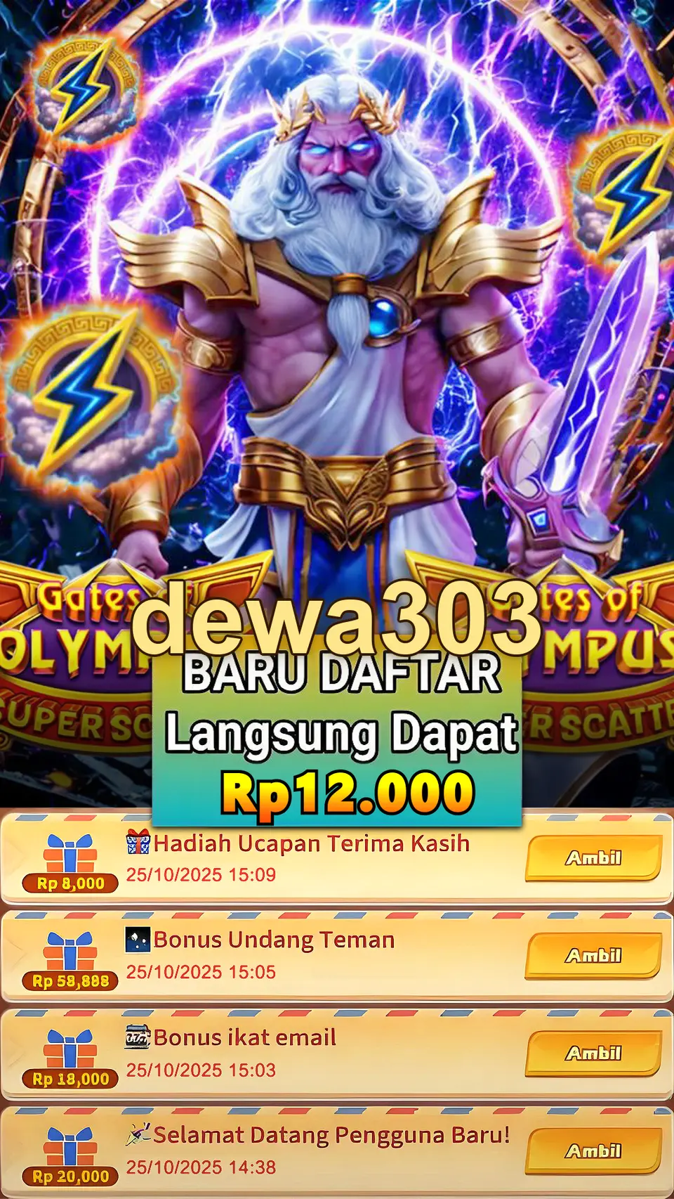 dewa303 Tangkapan Layar - APK Resmi